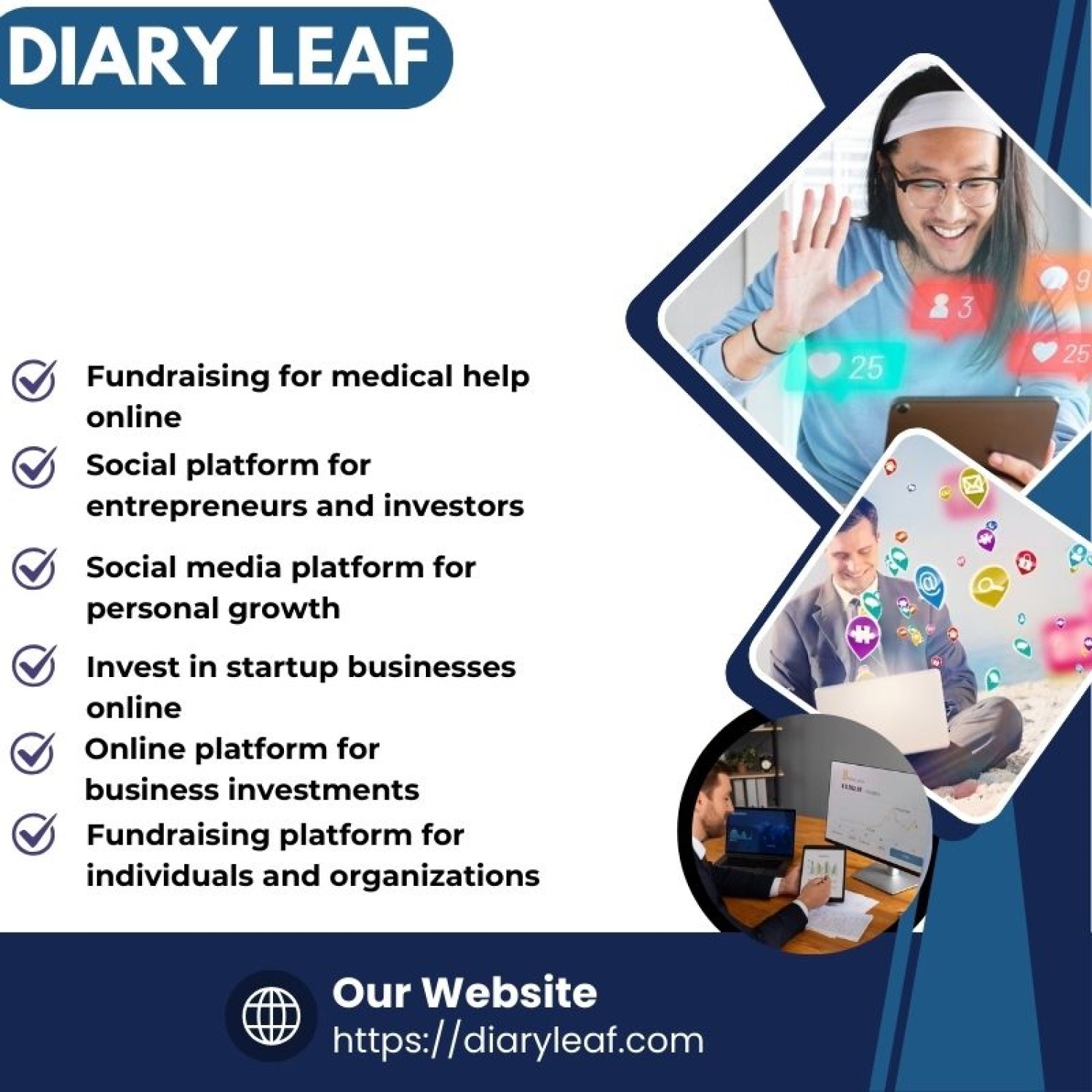 fundraising-platform-for-individuals-and-organizations-diary-leaf