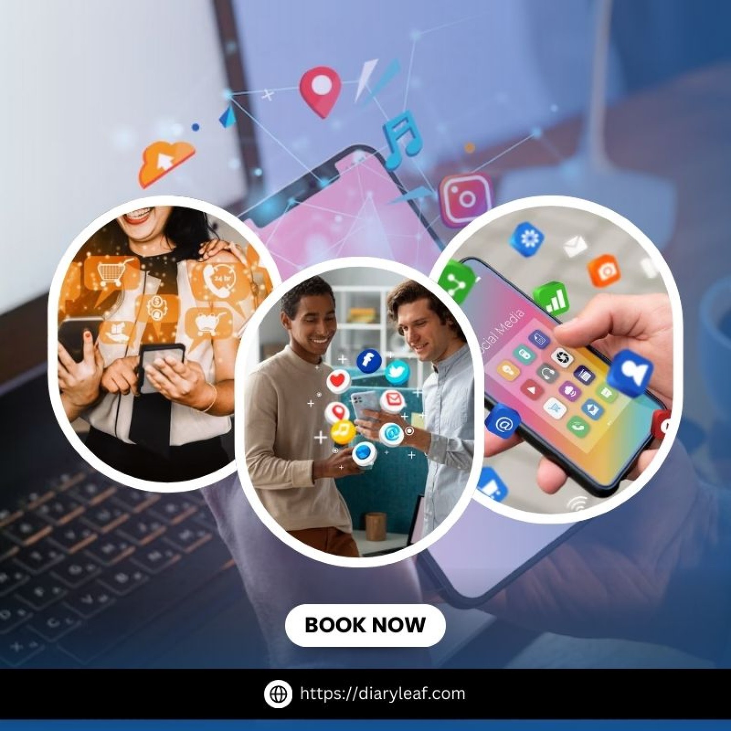 online-platform-for-business-investments-diary-leaf